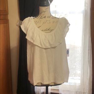 Old Navy Ruffle V neck tank